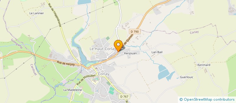 localisation de l'entreprise MADAME SOPHIE MIDA  CORLAY