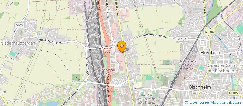 localisation de l'entreprise MADAME SOPHIE MIESCH  HNHEIM