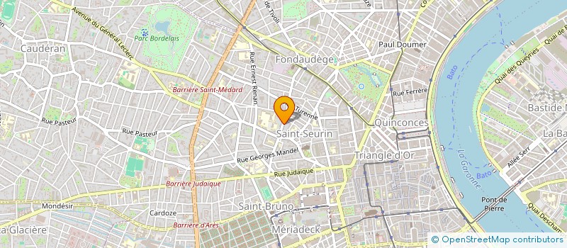 localisation de l'entreprise MADAME SOPHIE MIGAULT à BORDEAUX