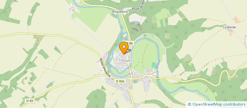 localisation de l'entreprise MADAME SOPHIE MIGAUX  NOYERS