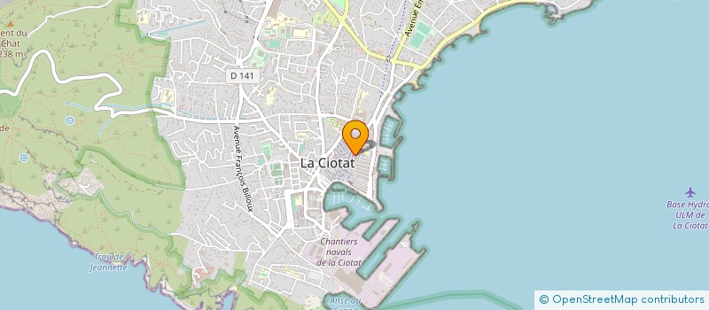 localisation de l'entreprise MADAME SOPHIE MIGLIORE à LA CIOTAT