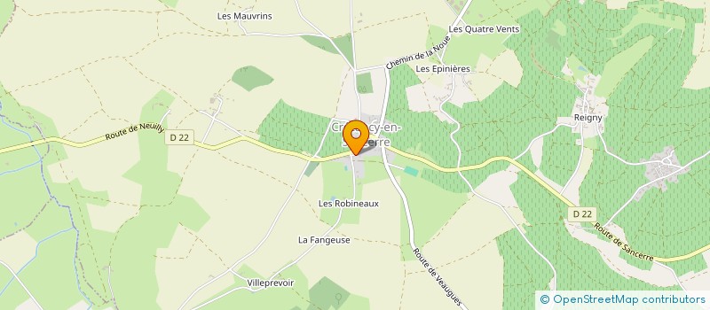 localisation de l'entreprise MADAME SOPHIE MIJEON  CREZANCY-EN-SANCERRE