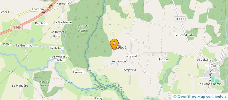 localisation de l'entreprise MADAME SOPHIE MILANETTI  LE COURS