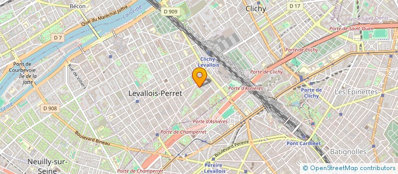 localisation de l'entreprise MADAME SOPHIE MILCENT à LEVALLOIS-PERRET