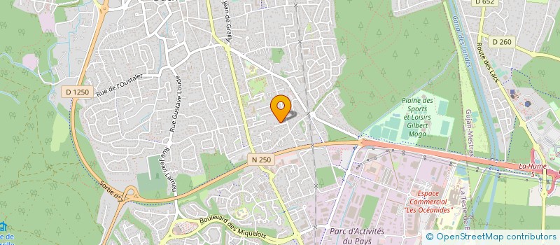 localisation de l'entreprise MADAME SOPHIE MILHOROUT  LA TESTE DE BUCH