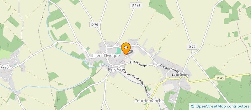 localisation de l'entreprise MADAME SOPHIE MILLET  ILLIERS-L'EVEQUE