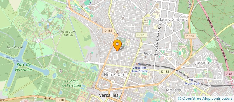localisation de l'entreprise MADAME SOPHIE MILLIOTTE à VERSAILLES