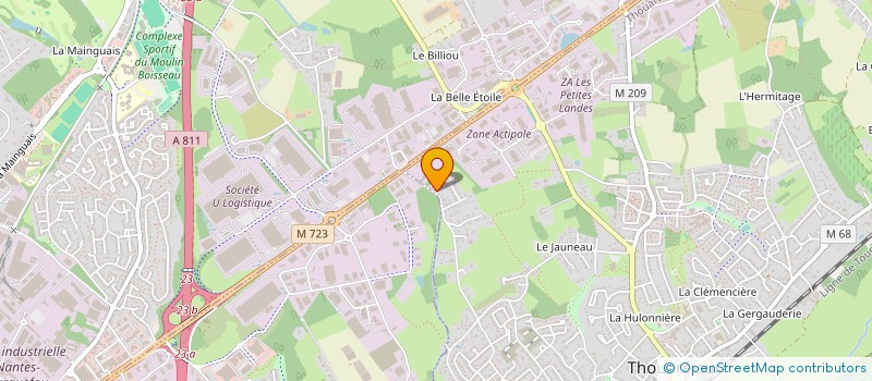 localisation de l'entreprise MADAME SOPHIE MIMAULT à THOUARE-SUR-LOIRE