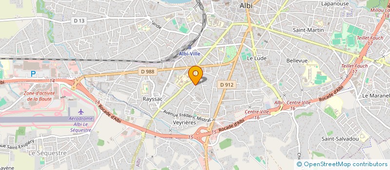 localisation de l'entreprise MADAME SOPHIE MIQUEL à ALBI