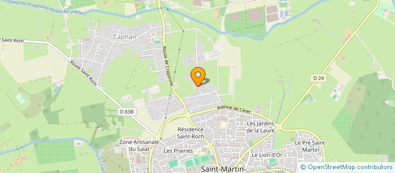 localisation de l'entreprise MADAME SOPHIE MISTRAL à SAINT-MARTIN-DE-CRAU