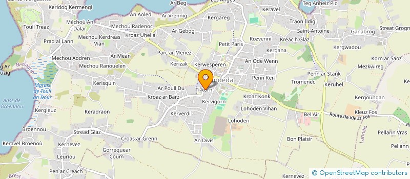 localisation de l'entreprise MADAME SOPHIE MOALIC  LANDEDA