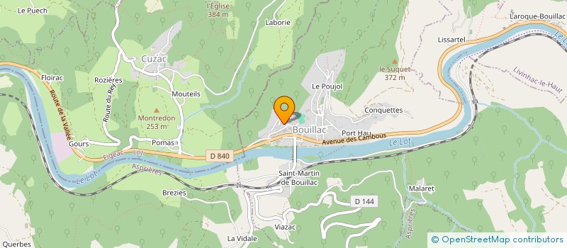 localisation de l'entreprise MADAME SOPHIE MOLET à BOUILLAC