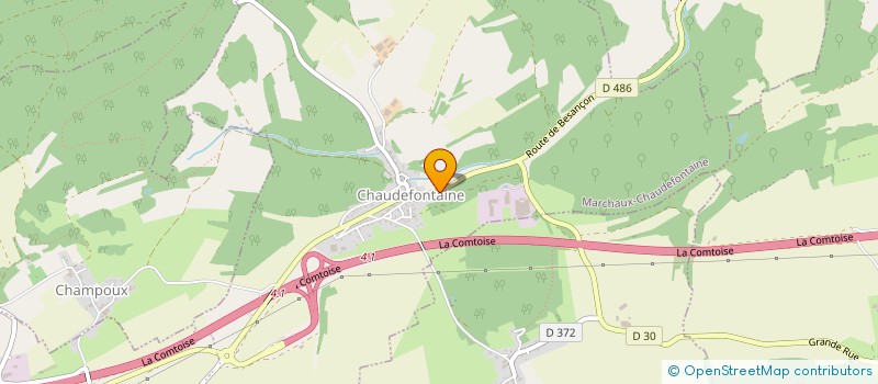 localisation de l'entreprise MADAME SOPHIE MOLINAS  MARCHAUX-CHAUDEFONTAINE