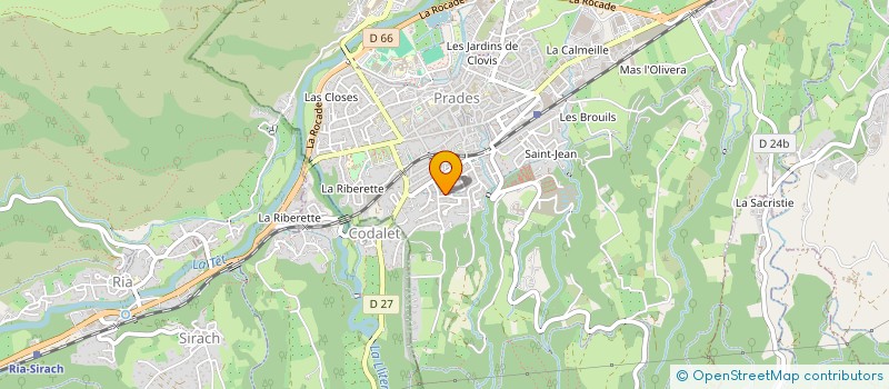 localisation de l'entreprise MADAME SOPHIE MOLLON à PRADES