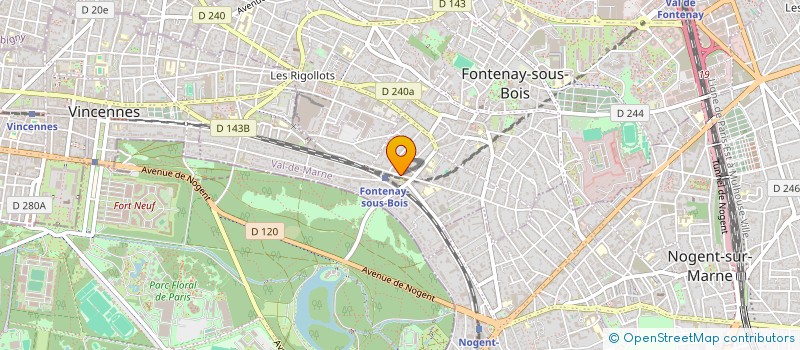 localisation de l'entreprise MADAME SOPHIE MONFORT à FONTENAY-SOUS-BOIS