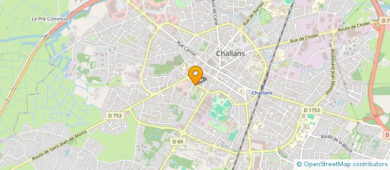 localisation de l'entreprise MADAME SOPHIE MONNET à CHALLANS