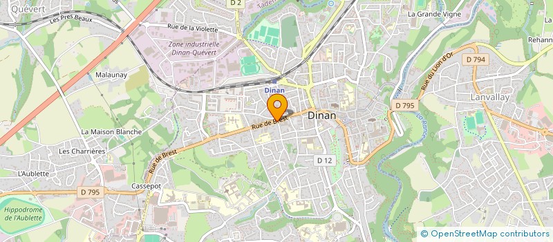localisation de l'entreprise MADAME SOPHIE MONNIER à DINAN