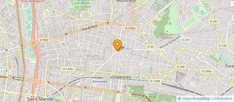localisation de l'entreprise MADAME SOPHIE MONTANT à MONTREUIL