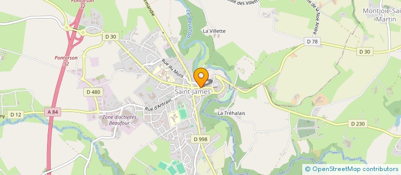 localisation de l'entreprise MADAME SOPHIE MONTAUFRAY  SAINT-JAMES