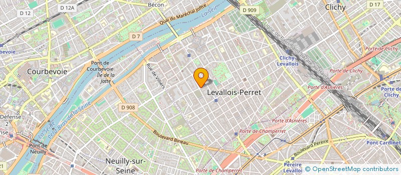 localisation de l'entreprise MADAME SOPHIE MONTEL à LEVALLOIS-PERRET