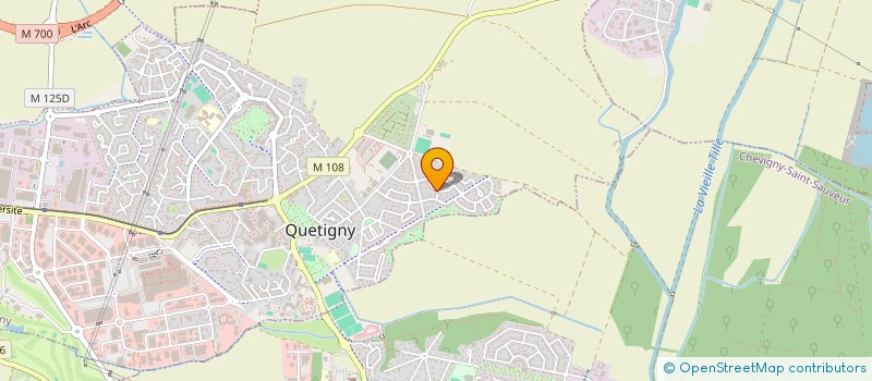 localisation de l'entreprise MADAME SOPHIE MONTMEY  QUETIGNY