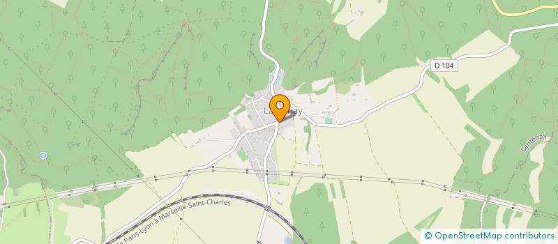 localisation de l'entreprise MADAME SOPHIE MORAND  LANTENAY