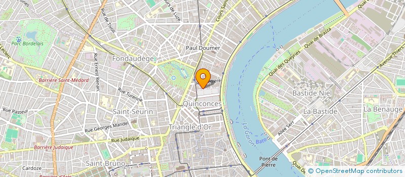 localisation de l'entreprise MADAME SOPHIE MORAND-MONTEIL  BORDEAUX