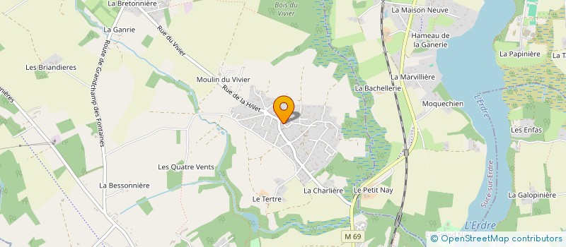localisation de l'entreprise MADAME SOPHIE MOREAU à LA CHAPELLE-SUR-ERDRE