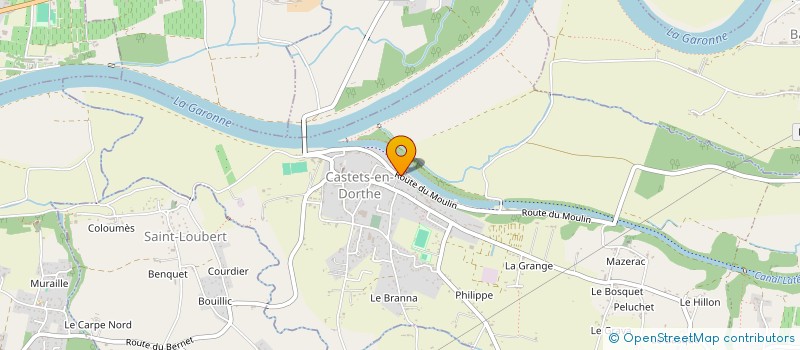 localisation de l'entreprise MADAME SOPHIE MOREAU  CASTETS ET CASTILLON