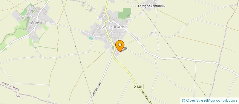 localisation de l'entreprise MADAME SOPHIE MOREL  FAYE-SUR-ARDIN