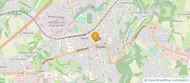 localisation de l'entreprise MADAME SOPHIE MOREL à DINAN