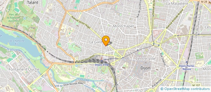 localisation de l'entreprise MADAME SOPHIE MOREL à DIJON