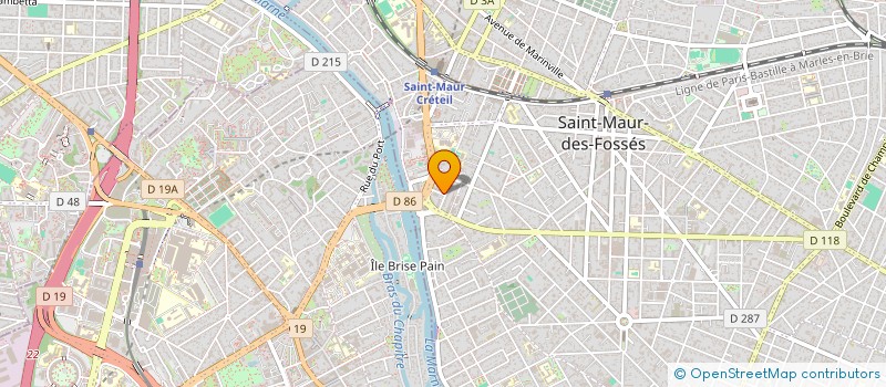 localisation de l'entreprise MADAME SOPHIE MORET à SAINT-MAUR-DES-FOSSES