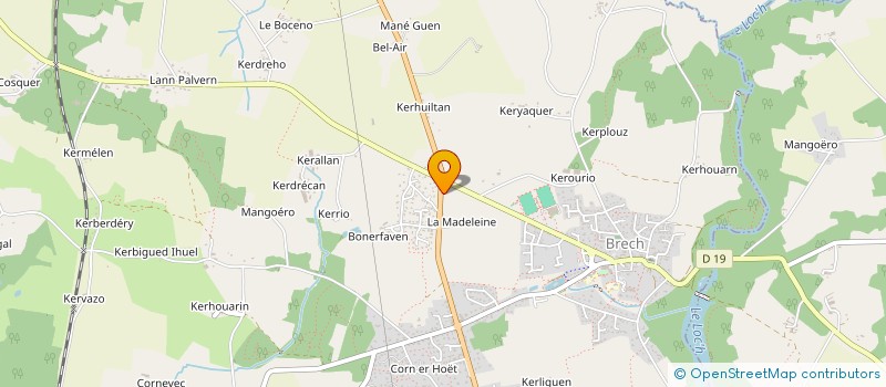 localisation de l'entreprise MADAME SOPHIE MORICEAU  BRECH