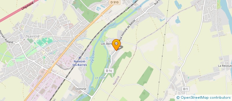 localisation de l'entreprise MADAME SOPHIE MORILLON  NAINTRE