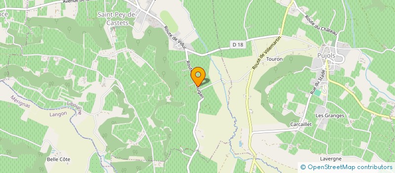 localisation de l'entreprise MADAME SOPHIE MORIN  SAINT-PEY-DE-CASTETS