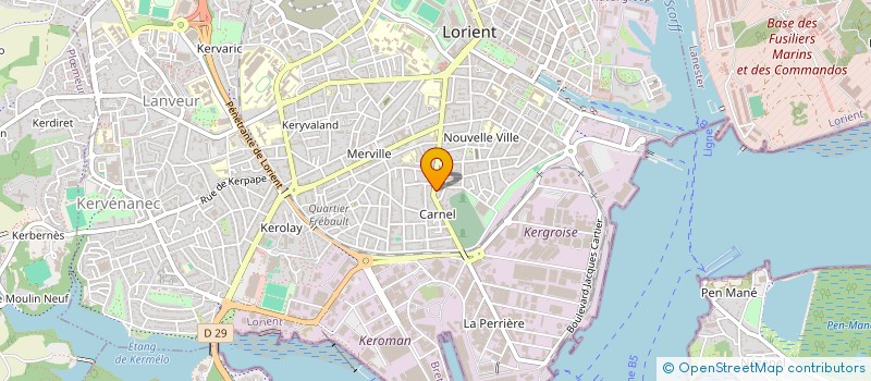 localisation de l'entreprise MADAME SOPHIE MORIO à LORIENT