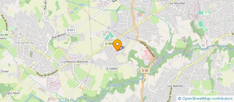 localisation de l'entreprise MADAME SOPHIE MORITEL  VAUGNERAY