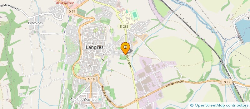 localisation de l'entreprise MADAME SOPHIE MORVAND-FOMBERTEAU à LANGRES