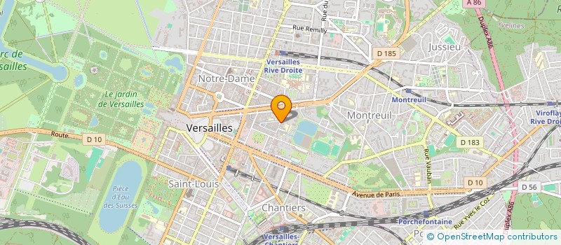 localisation de l'entreprise MADAME SOPHIE MOTELLE à VERSAILLES