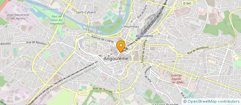 localisation de l'entreprise MADAME SOPHIE MOTHAIS à ANGOULEME