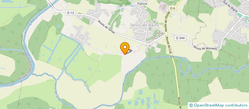localisation de l'entreprise MADAME SOPHIE MOULIN  TERCIS-LES-BAINS