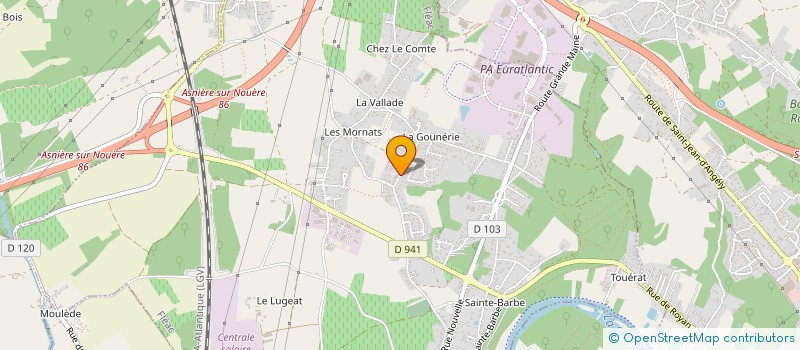 localisation de l'entreprise MADAME SOPHIE MOULIN à FLEAC