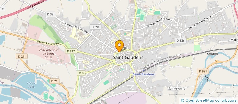 localisation de l'entreprise MADAME SOPHIE MOUROT à SAINT-GAUDENS