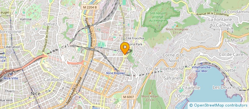 localisation de l'entreprise MADAME SOPHIE MOURRE à NICE