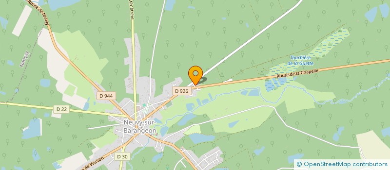 localisation de l'entreprise MADAME SOPHIE MOUTTE  NEUVY-SUR-BARANGEON