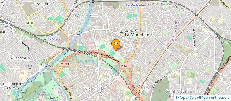 localisation de l'entreprise MADAME SOPHIE MULET à LA MADELEINE