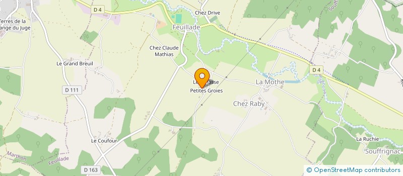 localisation de l'entreprise MADAME SOPHIE MULLER à FEUILLADE