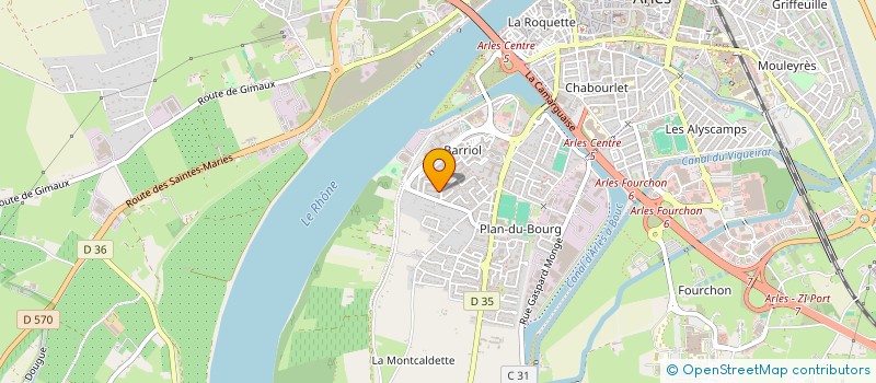 localisation de l'entreprise MADAME SOPHIE MULOT  ARLES