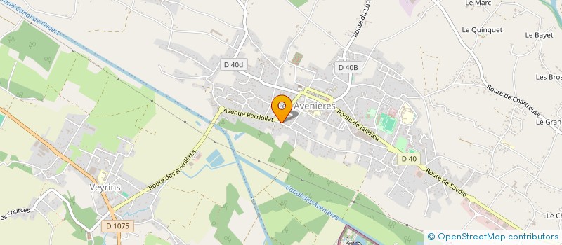 localisation de l'entreprise MADAME SOPHIE MUNIER  LES AVENIERES VEYRINS-THUELLIN